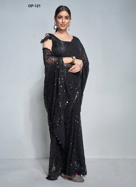 Laxminam Heavy Georgette Party Wear Sarees Wholesale Market In Surat With Price
